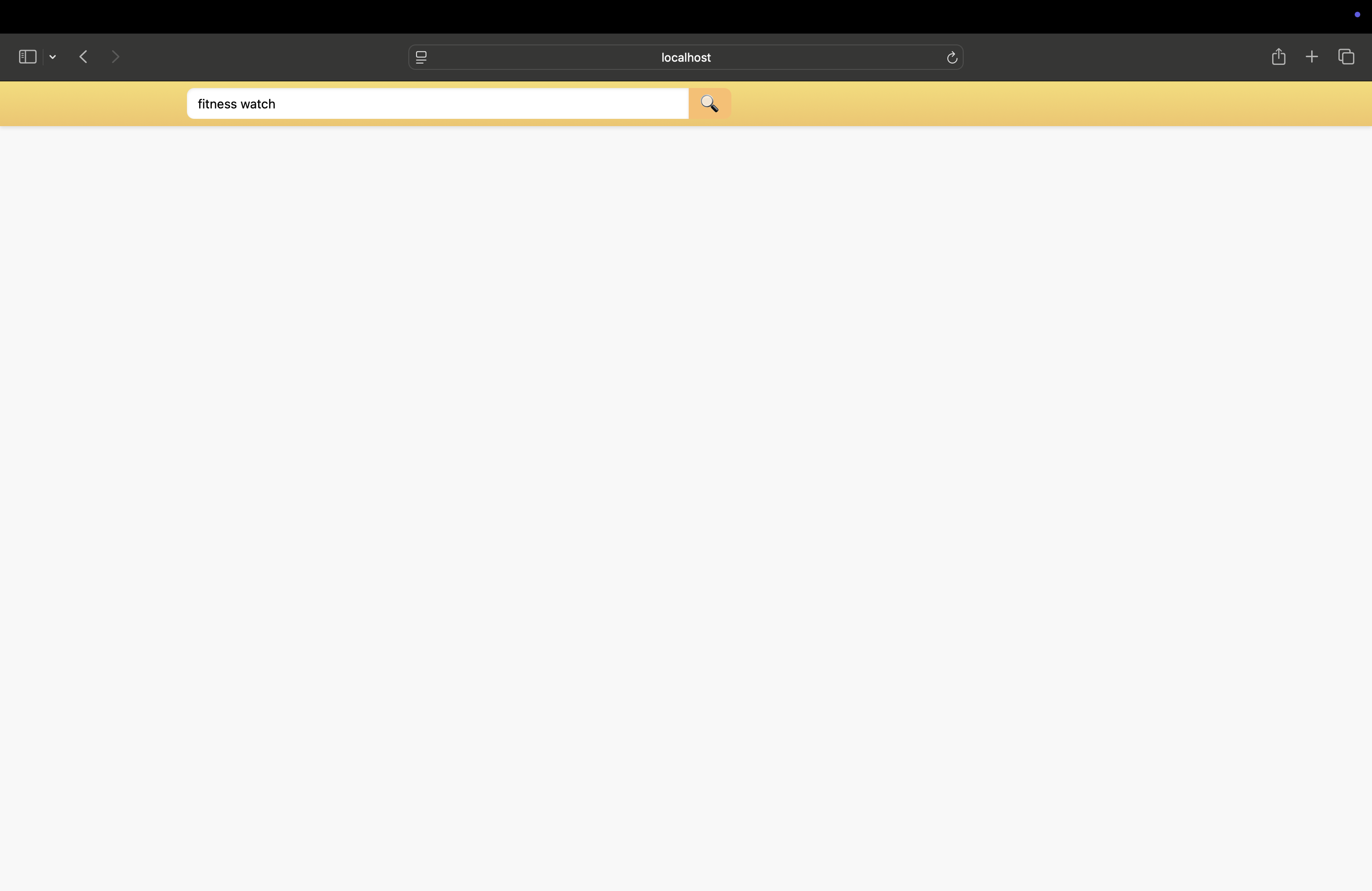 The agent autonomously navigates the e-commerce environment, searching for the requested products.